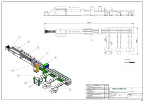 Dates processing line with optical grader